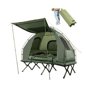 Costway 2-Person Pop Up Tent Camping Stretcher w/Mattress