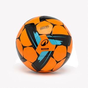 Decathlon - Training Ball Resist Size 5, Machine Stitched, Rubber Coating - Orange - 5