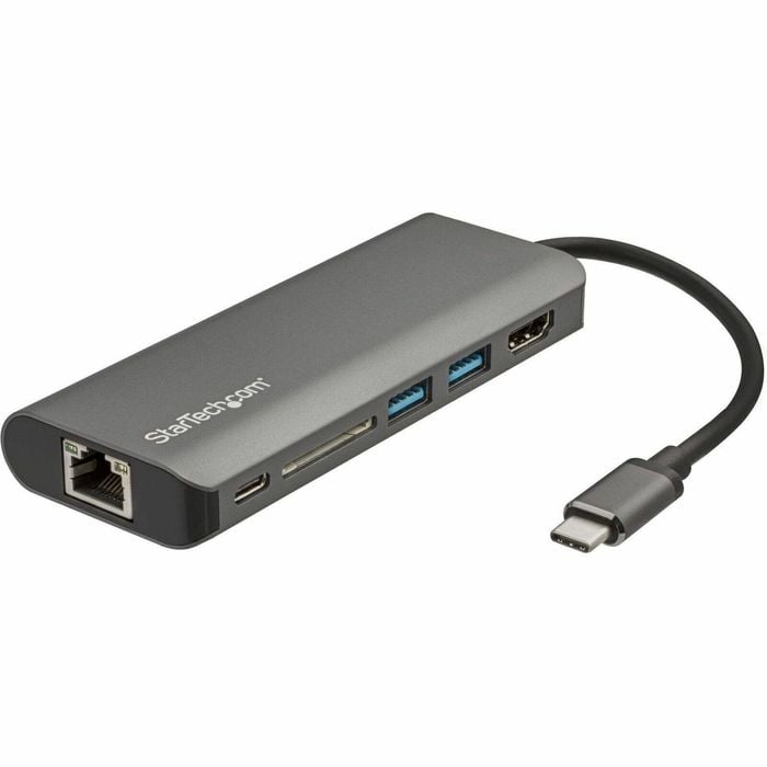 Startech.com Usb Type C Docking Station For Notebook - Memory Card Reader - Sd, Sdhc, Sdxc, Microsdhc - 60 W - Space Gray
