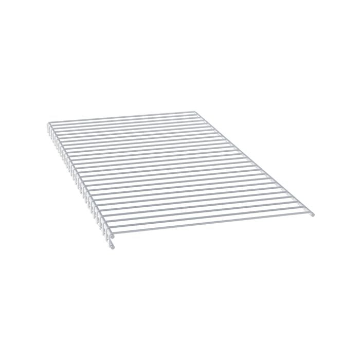 Flexi Storage Home Solutions 667 x 335mm White Double Slot Front Wire Shelf 'A' - 667mm White