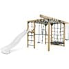Lifespan Kids Orangutan Monkey Bars Jungle Gym Climbing Frame 2.2m White Slide 