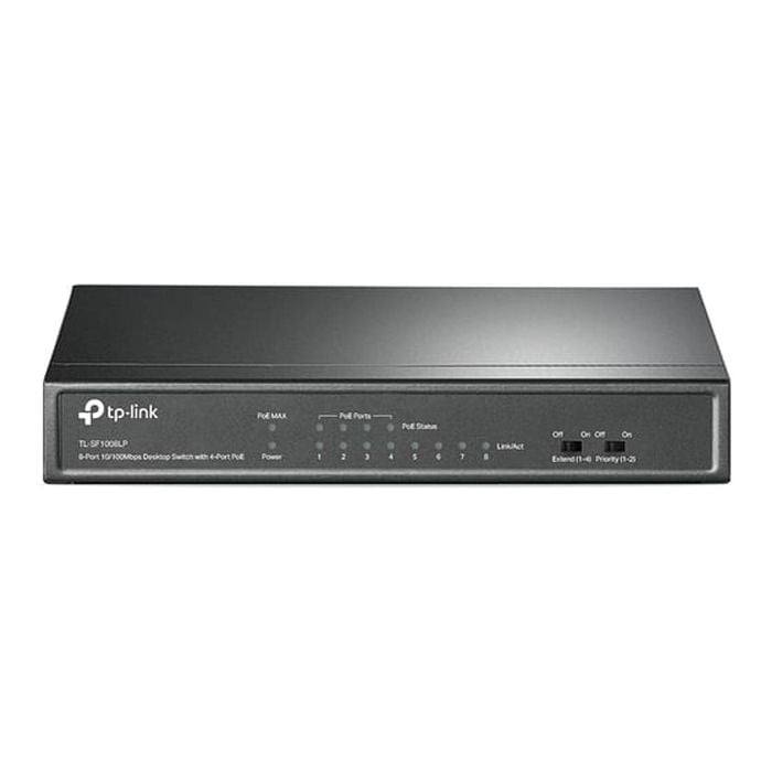 Tp-link Tl-sf1008lp 8-port 10/100mbps Desktop Switch With 4-port Poe