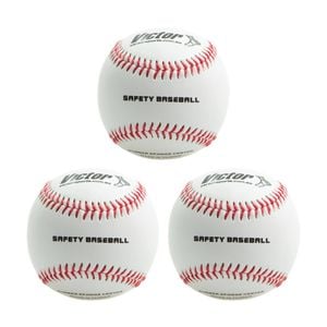 3PK Victor Sports Baseball Softcore Practice Ball Safe Training 9 In