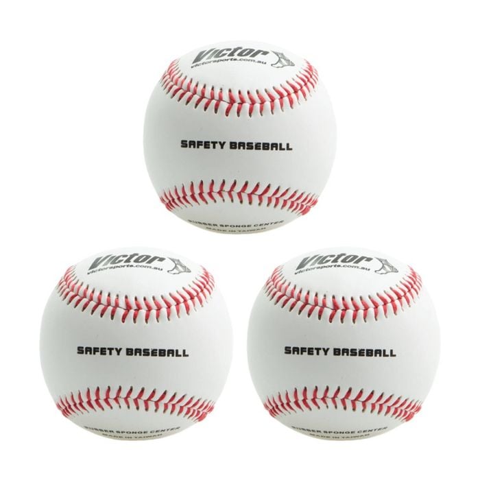 3PK Victor Sports Baseball Softcore Practice Ball Safe Training 9 In