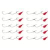 10x 30g TT Lures Bait Trolling Size 5/0 Tarpon Hooks Mackeral Rig - Red