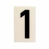 Sandleford 85 x 55mm 1 Black and White Self Adhesive Numeral