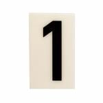 Sandleford 85 x 55mm 1 Black and White Self Adhesive Numeral