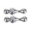 Shaw & Mason Chrome Lever Handles - Pair