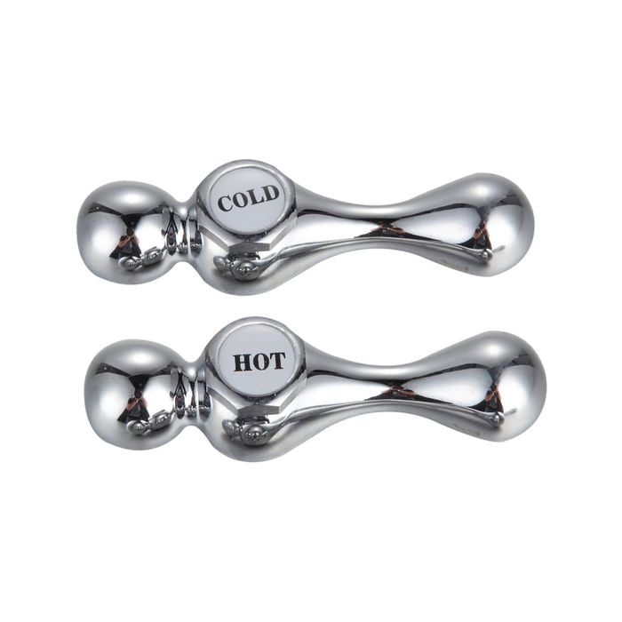 Shaw & Mason Chrome Lever Handles - Pair