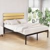 Artiss Metal Bed Frame Black Double Paula