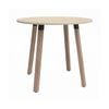 Olg Plantation Bar Leaner Solid Oak Frame Nordic Maple Top 900mm Diameter