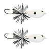 2x Rapala 4.5cm BX Skitter Frog Topwater Surface Fishing Lures - Pale Bone