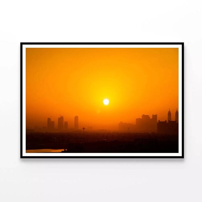 City Skyline during Sunset   Print 100% Australian Made 90x60cm  (Poster)