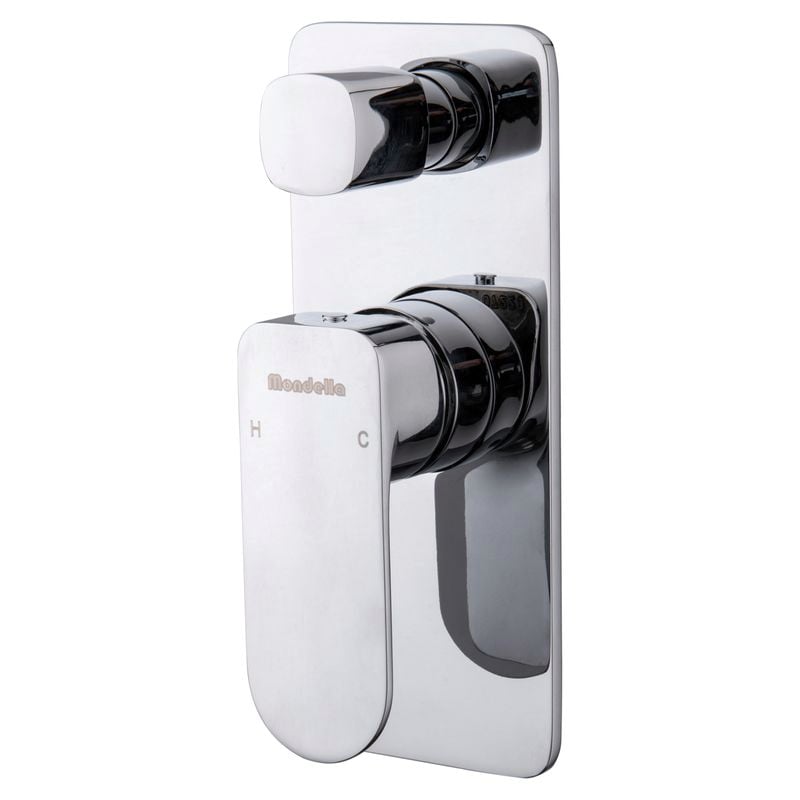 Rumba Chrome Diverter Shower Mixer