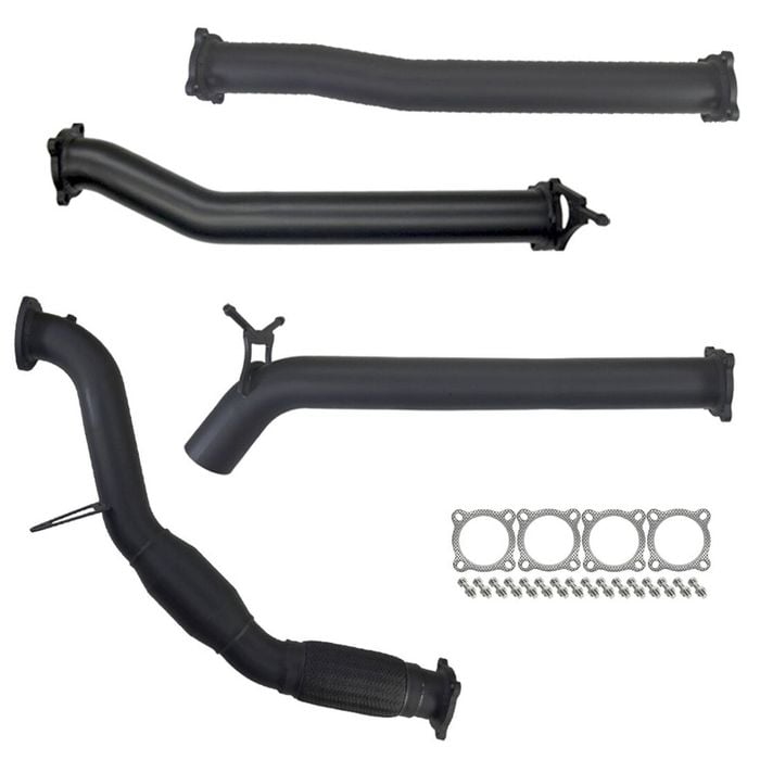 Ignite Exhausts Turbo Back For Mazda Bt50 3.2l 3" Cat & Diff Pipe 409 Stainless Steel