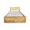 Rosemallow King Size Bed Parquet Solid Messmate Timber Wood Frame Mattress Base