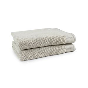 2pc Onkaparinga 90x167cm Cotton Avalon Premium Bath Sheets 550GSM Soft Sand