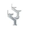 Galintel 2 Tread Heavy Duty Galvanised Steel Stair Stringer - 2 Pack
