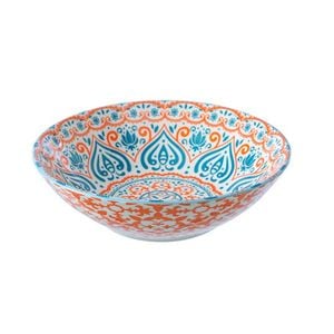 Lemon & Lime Moroccan Deco 23x6cm Ceramic Serving Bowl - Assorted