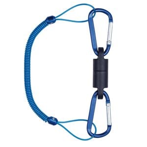 Daiichi Seiko Safety Rope Carabiner MG 5000 Magnet System 5Kg Blue