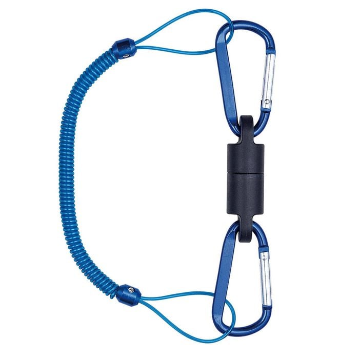 Daiichi Seiko Safety Rope Carabiner MG 5000 Magnet System 5Kg Blue
