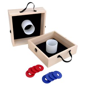 Washers Game Set With Red & Blue Tokens