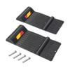 Costway 2 Pcs Wheel Stopper Car Parking Aid w/Non-slip Surface & Reflective Strip