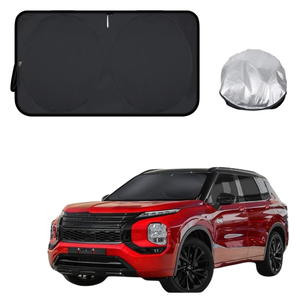 Front Windscreen Sun Shade for Mitsubishi Outlander 2022 - Current (ZM) - Standard 150 x 85 cm - Black