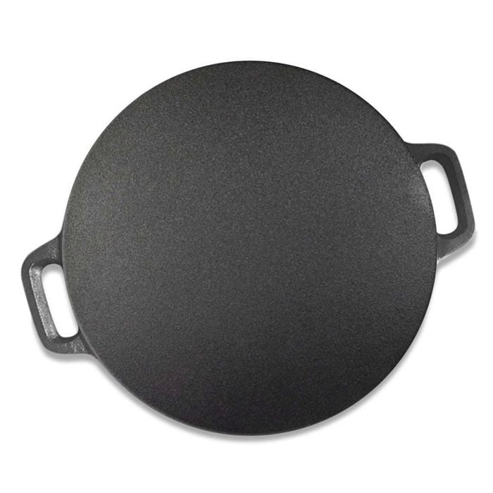 SOGA 42x37cm Cast Iron Induction Crepes Pan
