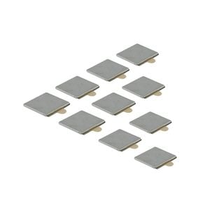 Everhang 15 x 15mm Rare Earth Square Adhesive Magnet - 10 Pack