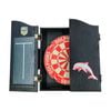 NRL Dartboard and Cabinet Set Dolphins Team Design Black Finish