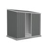 Absco Sheds 2.26 x 1.52 x 2.08m Woodland Grey Ezislider Single Sliding Door Garden Shed