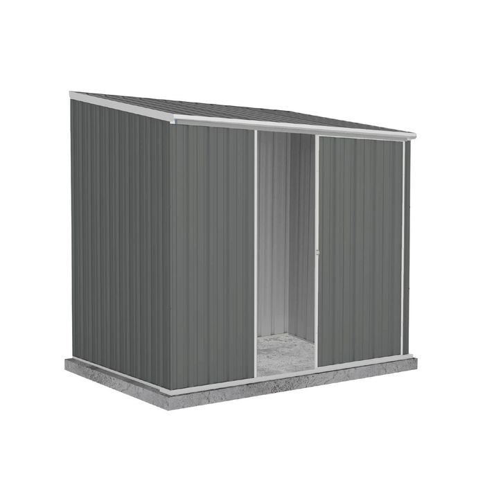 Absco Sheds 2.26 x 1.52 x 2.08m Woodland Grey Ezislider Single Sliding Door Garden Shed