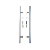 Rolltrak 600mm Stainless Steel Barn Door Round Double Pull Handle
