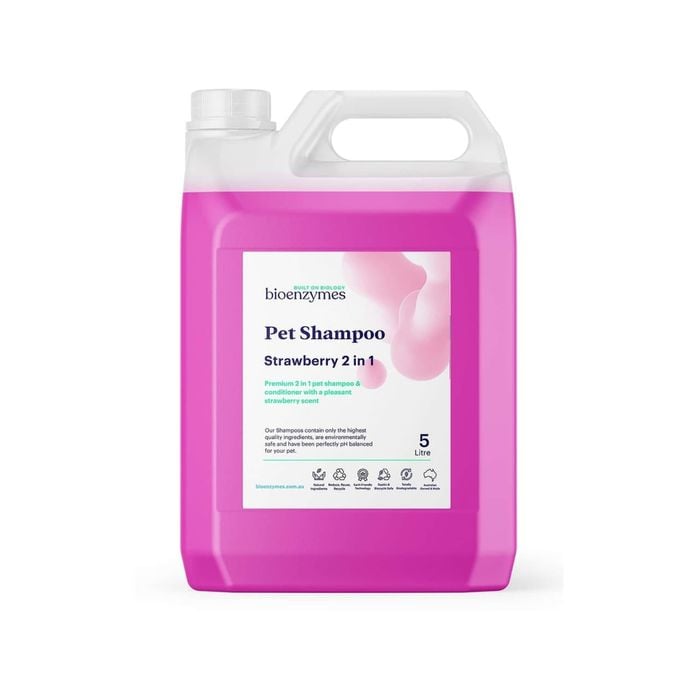 BioEnzymes Strawberry 2 in 1 Shampoo & Conditioner 5lt