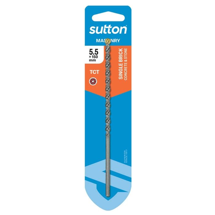 Sutton Tools 5.5 x 150mm SB TCT Masonry Drill Bit