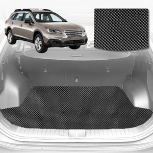 6D Diamond Car Boot Mat for Subaru Outback 2015-2021-Cargo Mat-Black-Outback GT