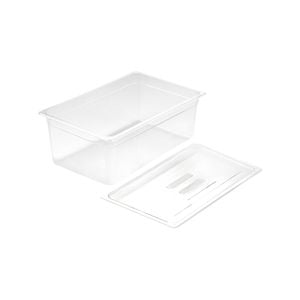 SOGA 200mm Clear GN Pan 1/1 with Lid