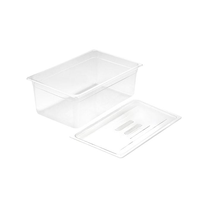 SOGA 200mm Clear GN Pan 1/1 with Lid