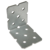 Carinya 125 x 100 x 20 x 4mm Zinc Plated Single Angle Bracket