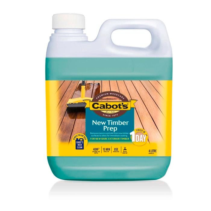 Cabot's 4L New Timber Prep