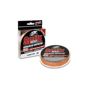 Sufix 832 Advanced Superline x8 Braid 300yd Fire Camo Fishing Line 80lb