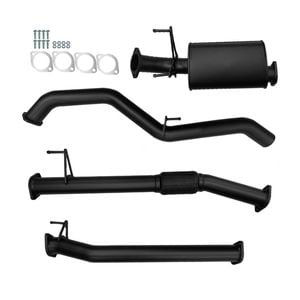 Ignite Exhausts Dpf Back For Mazda Bt50 B30b 3l With High Flow Sports Muffler Black Aluminised Steel