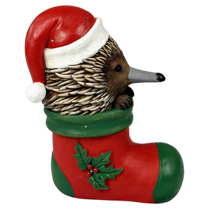 Galah Light Up Festive Echidna Statue With Batteries