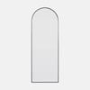 StyleHaus Arch Full Length Mirror 1700x610mm Matt Black