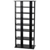 Costway 7tier Shoe Rack Patented 14pairs Corner Stand Shelf Black