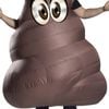 Poop Emoji Novelty Inflatable Mens Brown Fancy Dress Costume - One Size