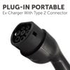 Arlec IP65 2.4kW Type 2 Connector EV Portable Charger With 7m Cable ...