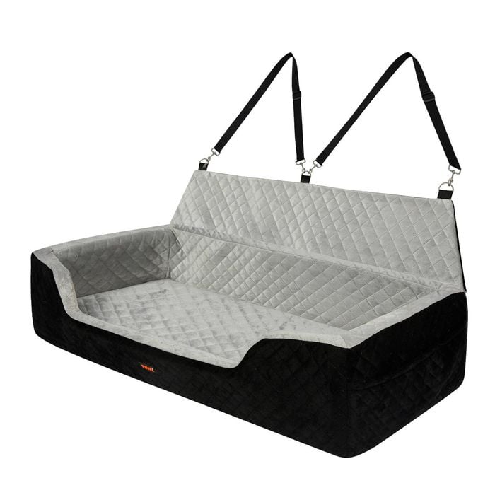 Pawz L Size Pet Car Booster Seat Travel Bed in Black