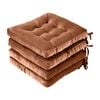 Cadence & Co. Vivienne Velvet Seat Cushion 4 Pack Cinnamon